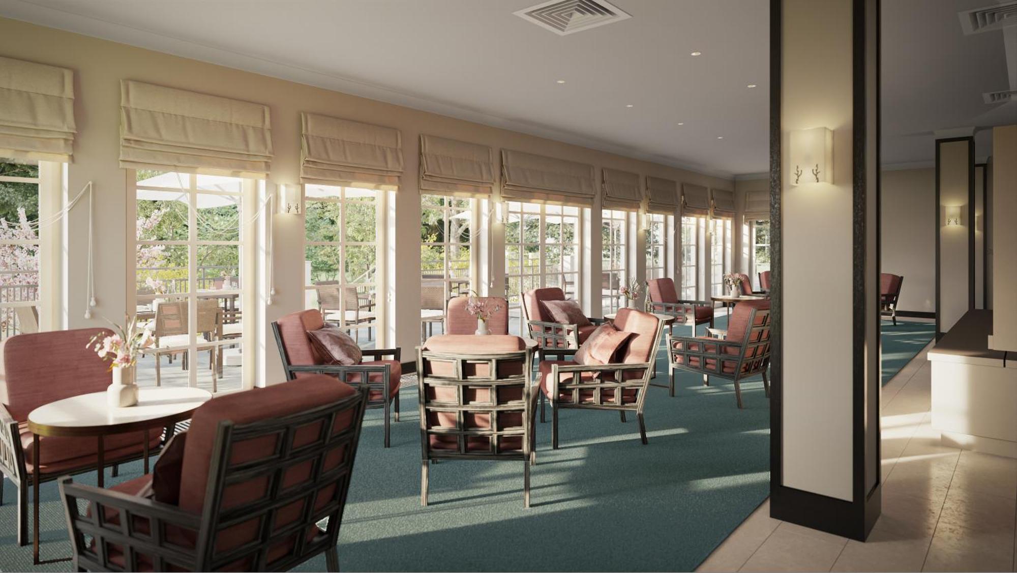 Strandhotel Zingst Exteriér fotografie The interior of the clubhouse