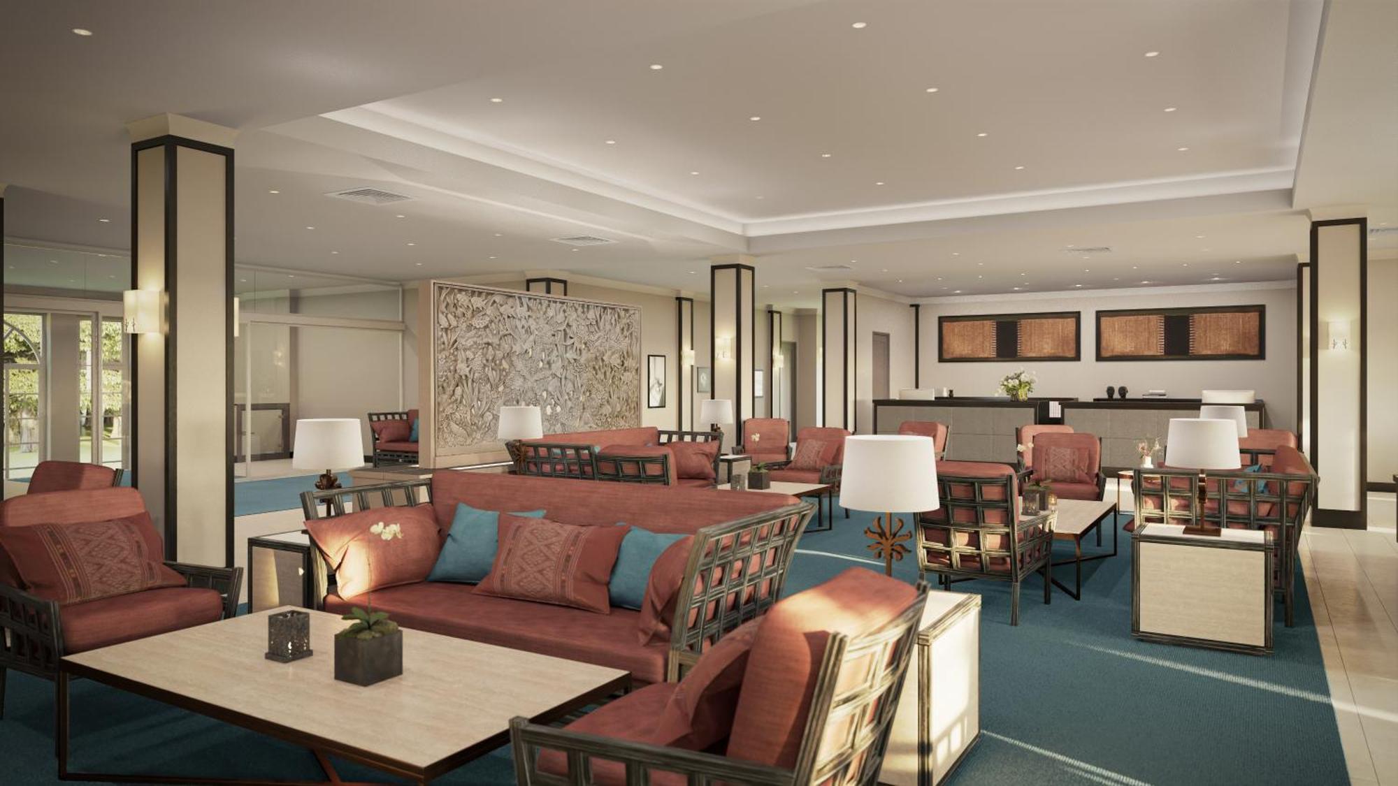 Strandhotel Zingst Exteriér fotografie The lounge at the airport